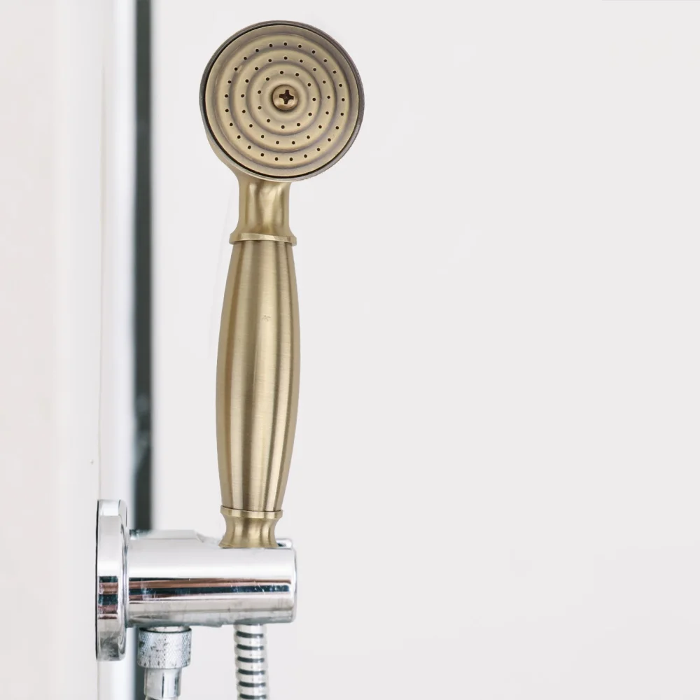 

1pc Bathroom Shower Nozzle Handheld Practical Shower Tool (Bronze)