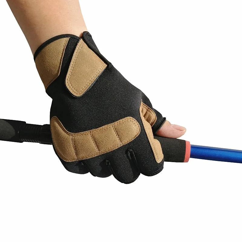 

Fishing Gloves Men Three-finger Fishing Hand Gloves Outdoor Gloves New Summer Waterproof Cut Proof Non-slip Gloves Fishing Glove