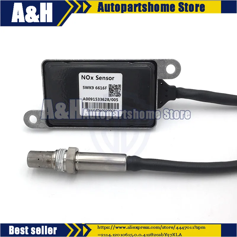 Датчик Nox для грузовиков Mercedes Benz автобусов и LKW 24V A0091533628 5WK96616F / 5WK96616D 5WK96616E |