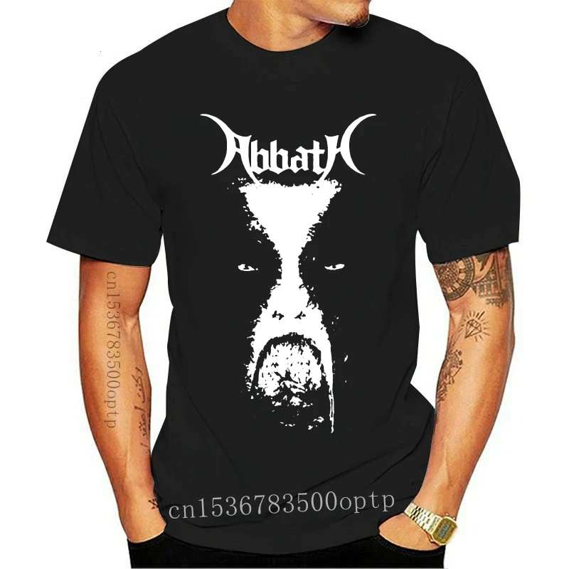 

New ABBATH - Face - T SHIRT S-M-L-XL-2XL Brand 2021 Official - Immortal - Black Metal Mens T-Shirt Summer O Neck Cotton