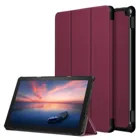 Чехол-книжка для планшета Fire HD 10 Plus 2021, Складывающийся втрое, 10,1 дюйма, кожаный