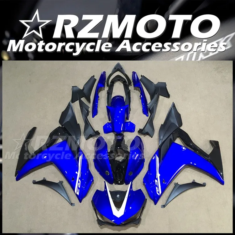 

4Gifts New ABS Fairings kit for YAMAHA YZF-R3 15 16 17 18 YZF-R25 R3 R25 2015 2016 2017 2018 Bodywork set Blue Glossy