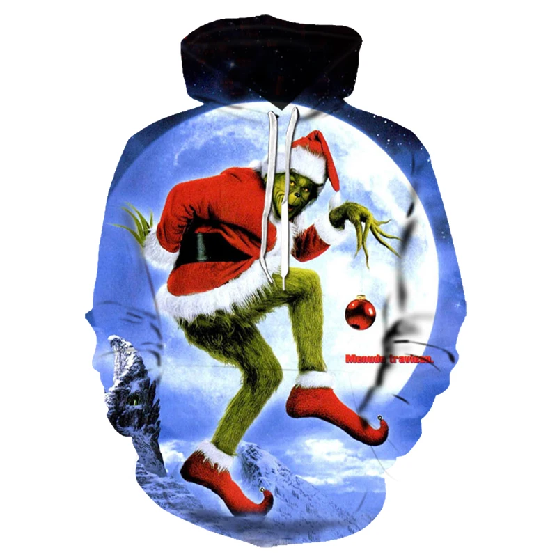 GRINCH/3D Modis Infantil Roupa Menina Moletom; детская одежда; детская толстовка с капюшоном для маленьких девочек и мальчиков; Menino Moleton Bluzy Chlopiece