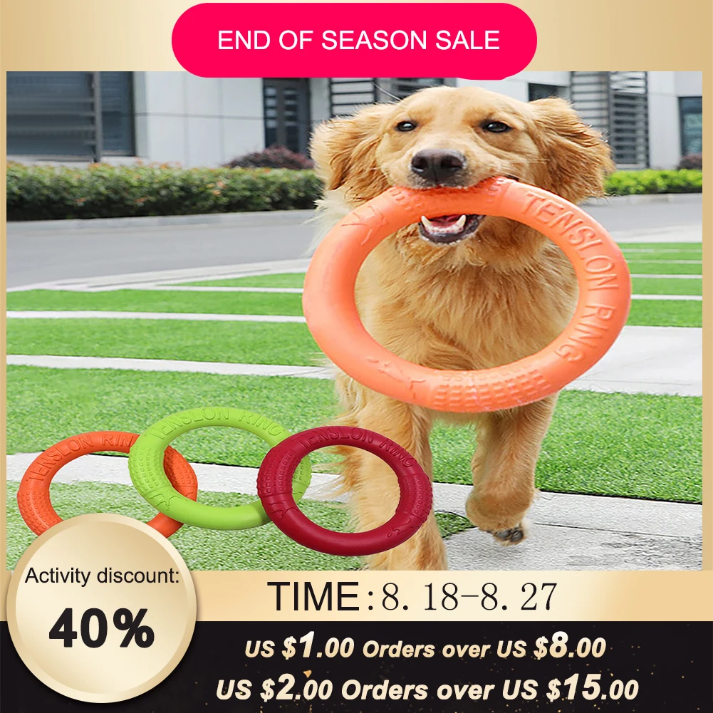 Летающие диски для домашних животных тренировочное кольцо из ЭВА собак