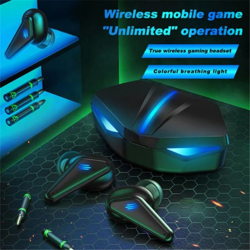 Наушники Беспроводные Игровые наушники с микрофоном 65ms низкая задержка Bluetooth 5 1