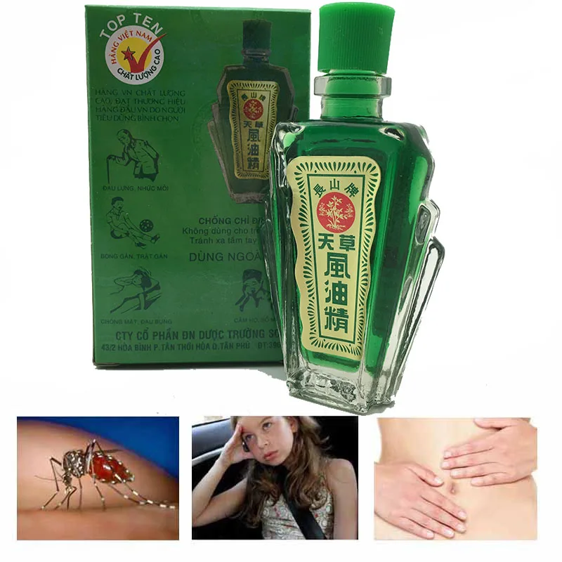 

Освежающее масло для вьетнамского бальзама, Лекарственное Масло для лечения ревматизма, боли в животе, Fengyoujing, 12 мл, 100%