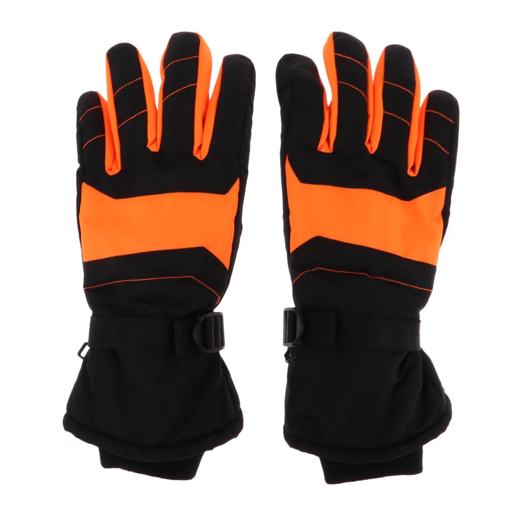 Водонепроницаемые лыжные перчатки для взрослых и детей зимние теплые сноуборда