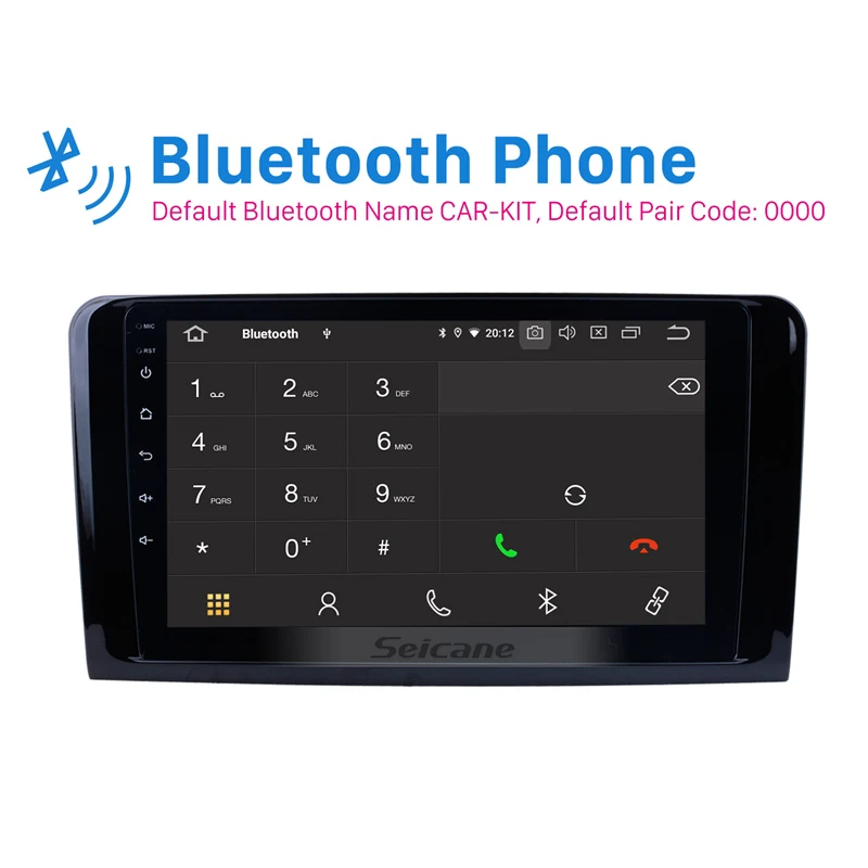 Автомобильный мультимедийный плеер Seicane Android 10 0 2005 2006 2012 Mercedes Benz GL Class X164 GL300 GL350 GL420