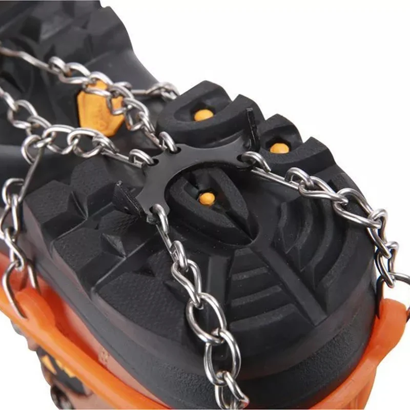 8 Claw Shoe Ice Claw Anti-skid Boots Crampons Outdoor Rock Climbing Shoes Accessories Hike Mountaineering EDF88