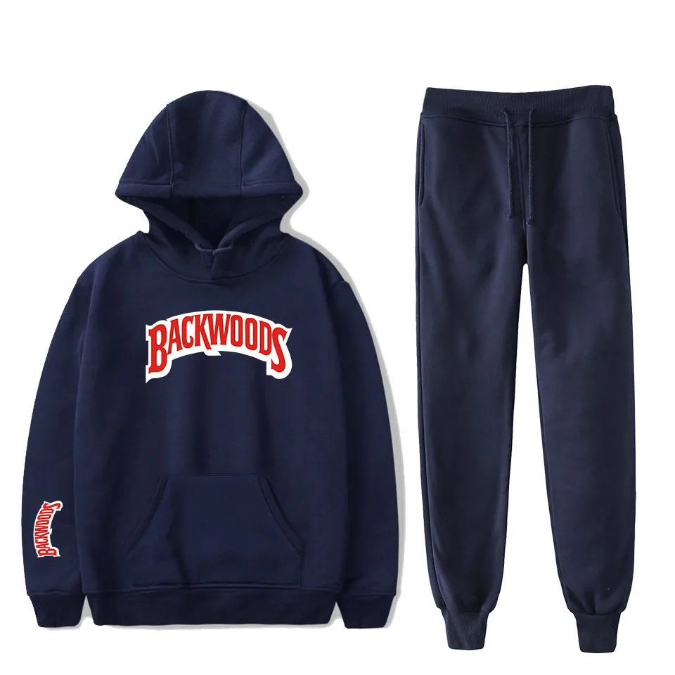 

2020 Backwoods Hoodie Sweatshirt Sweatpants Suit Casual Shirt Trousers Sets Unisex Clothes Bottom Pullover Tops