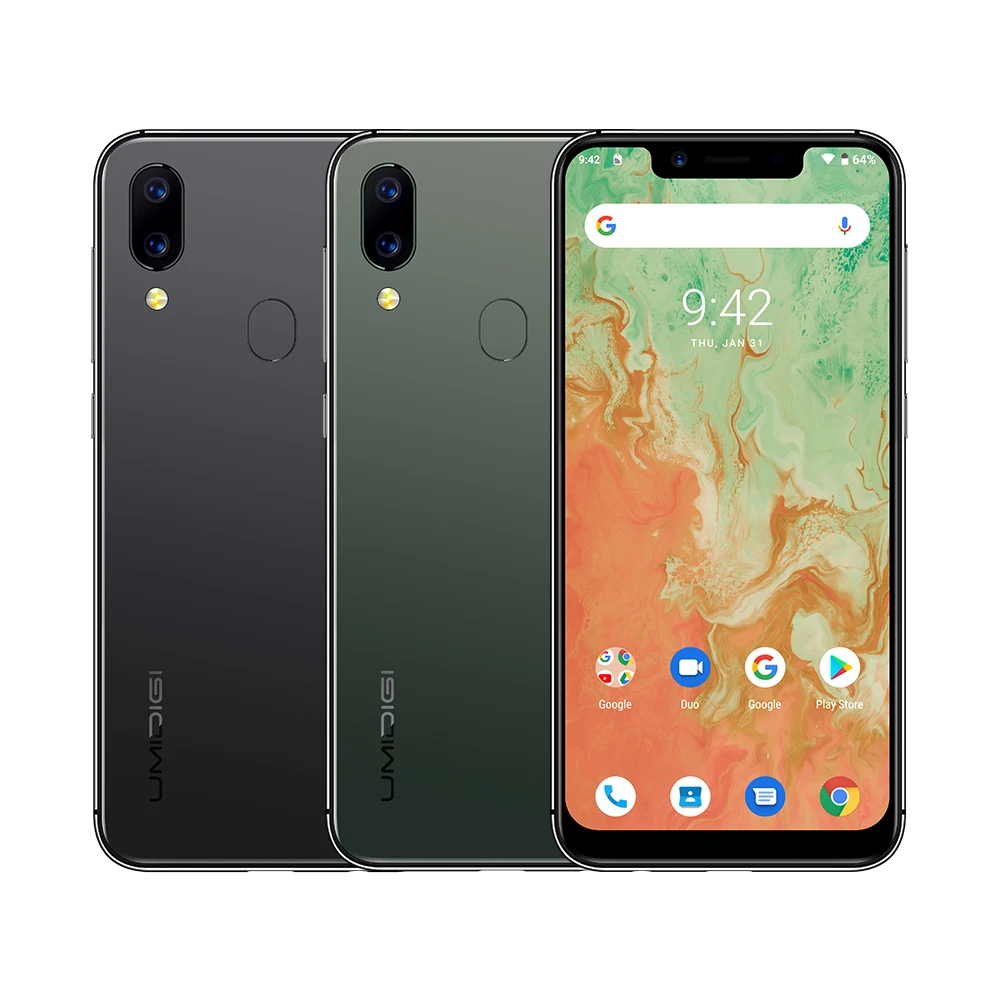 Смартфон глобальная версия UMIDIGI A3X Android 10 4G телефон 5 7 дюйма 3 ГБ 16 двойная тыловая