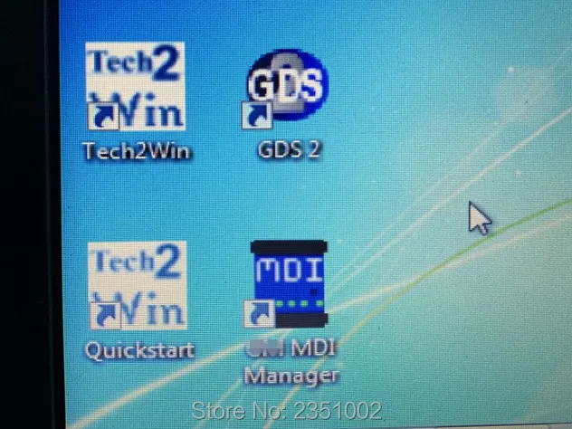 Авто множественный диагностический интерфейс G-M сканер G-M MDI с GDS2+ TECH2WIN программное обеспечение insatall на б/у ноутбук CF-19 CF19 4G HDD