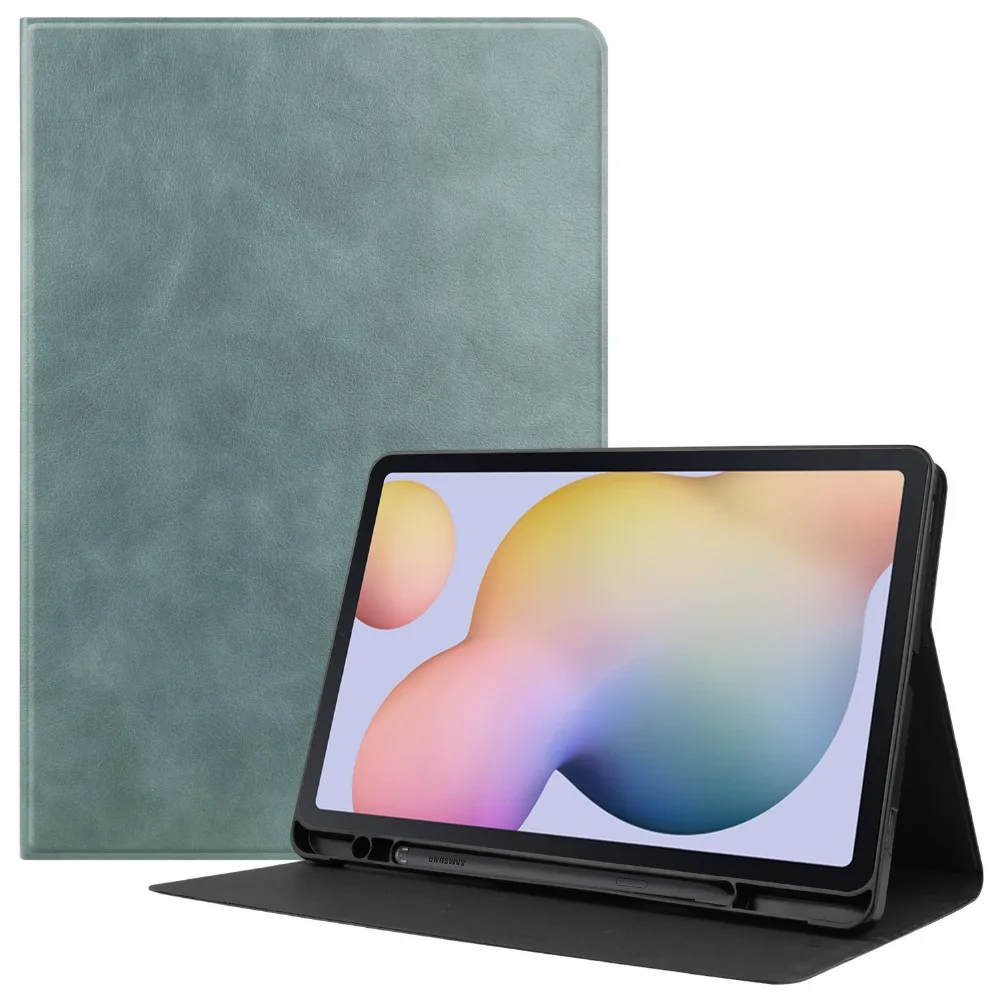 

For Galaxy Tab S7 Case SM-T870 SM-T875 Luxury Retro Leather Tablet Pencil Holder Shell For Samsung Galaxy Tab S7 11" 2020 Cover
