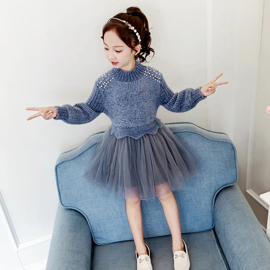 Детское трикотажное платье-пачка для девочек на возраст 6 8 10 12 14 | Детская одежда и