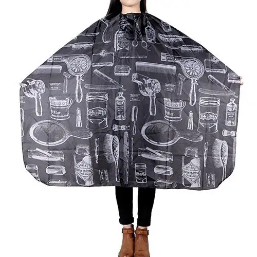 Модные парикмахерские платье салонная накидка для стрижки волос взрослых ткань |