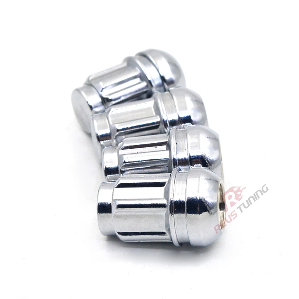 Автомобильные стальные гайки для фиксации колес типа Spline M12X1.5 4 шт. с адаптером Honda