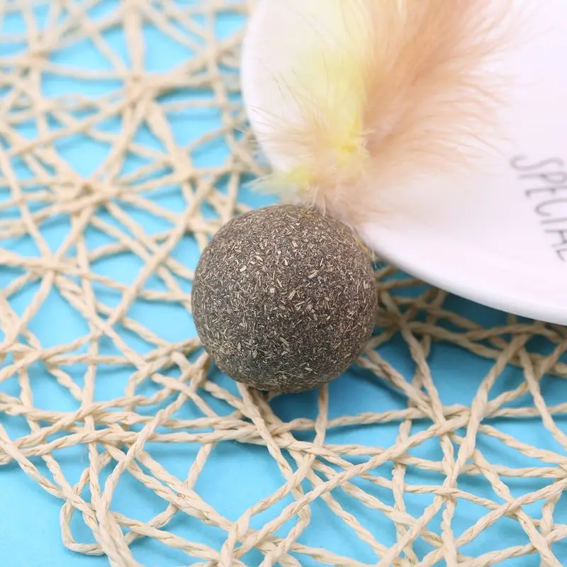 

Nature Kitten Cat Feature Toy Teeth Cleaning Cat Catnip Ball Pet Accessories