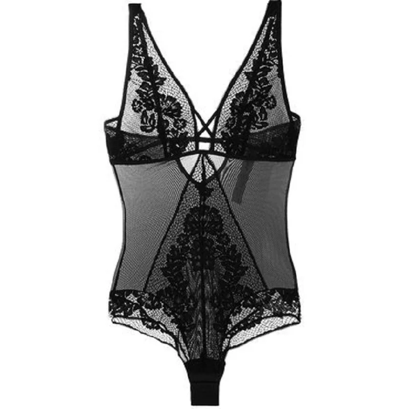 Новый сексуальный цельный корсет ультратонкое кружевное Прозрачное нижнее