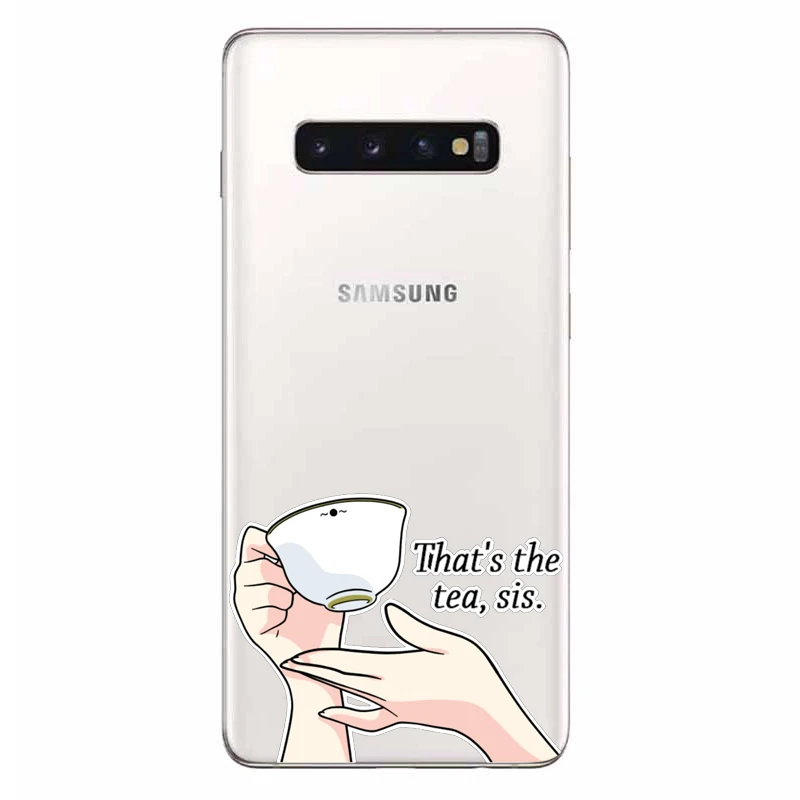 Прозрачный силиконовый чехол для телефона Jeffree Star Can't Relate Suave для samsung Glaxy S/Note 6 7 8 9 10 Lite Pro чехол s Fundas Coque - Цвет: TPU