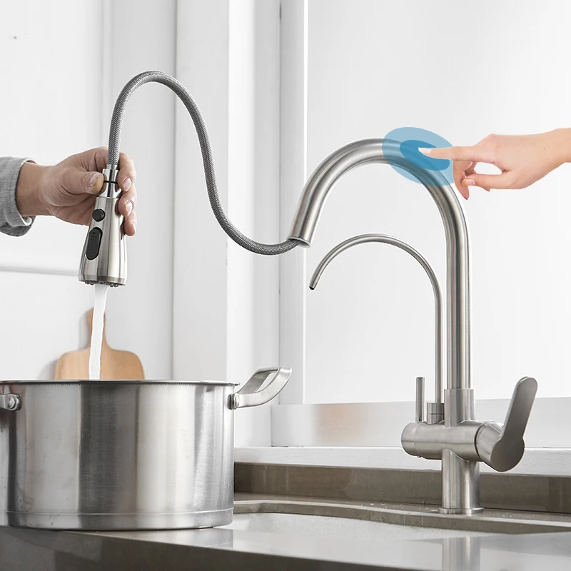 Кухонный фильтр для раковины сенсорные краны автоматический умный датчик