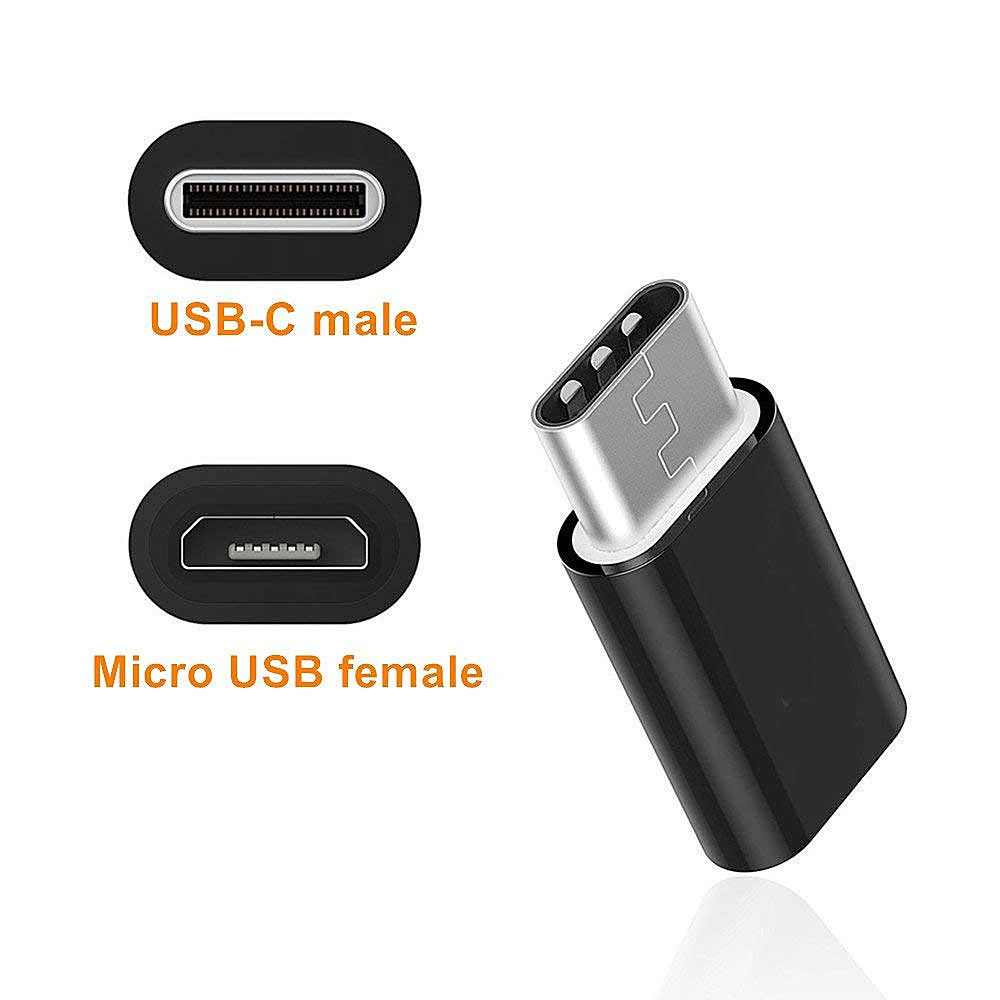 Адаптер зарядного устройства с Micro USB на Type C для Huawei P20 Lite / Pro зарядка Lenovo Yoga Tab 3 Plus 10
