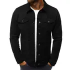 Мужская джинсовая куртка UK-Классическая куртка в западном стиле, новинка