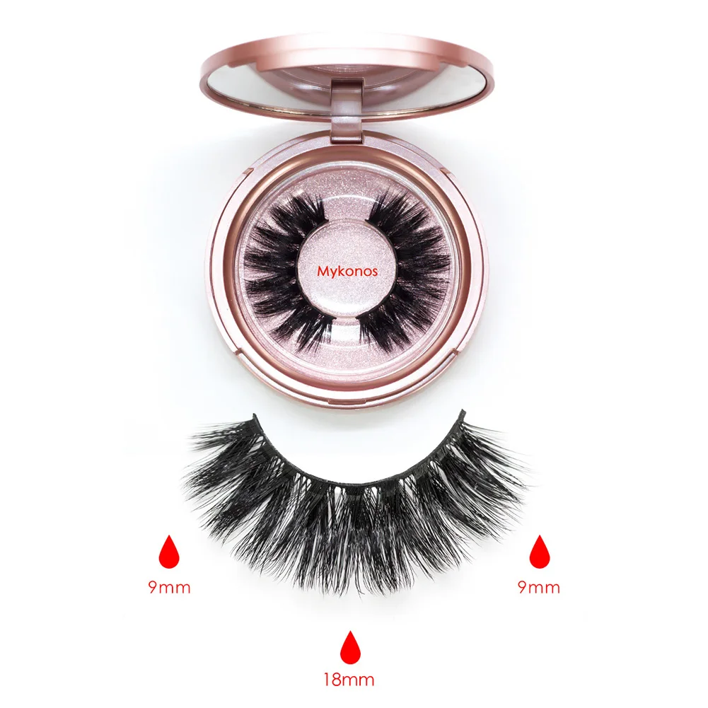 Genailish Магнитный комплект подводки для глаз для дропшиппинг ресницы водонепроницаемый длительный подводка для глаз пользовательская упаковка - Цвет: EY-MykonoS-P