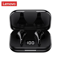 lenovo lp3 tws true wireless bluetooth earphone hifi stereo sound bass music headset gaming earbuds power display sport earplugs