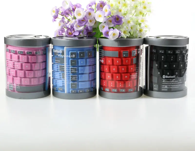 

Silicone Bluetooth Keyboard Waterproof Foldable Bluetooth Keyboard