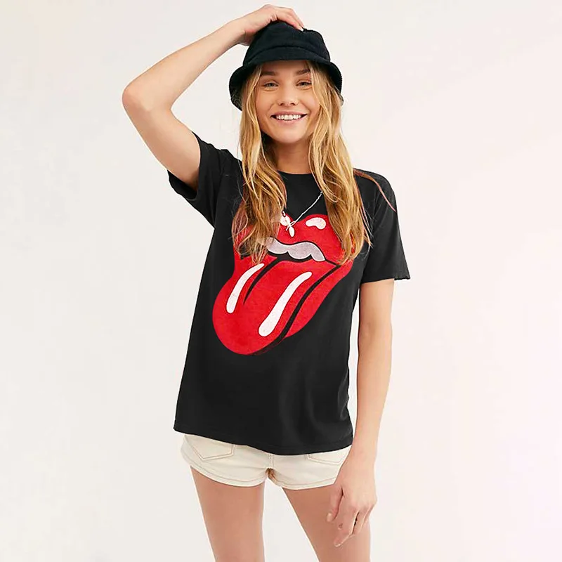 Женские футболки летние повседневные с принтом модная женская Свободная