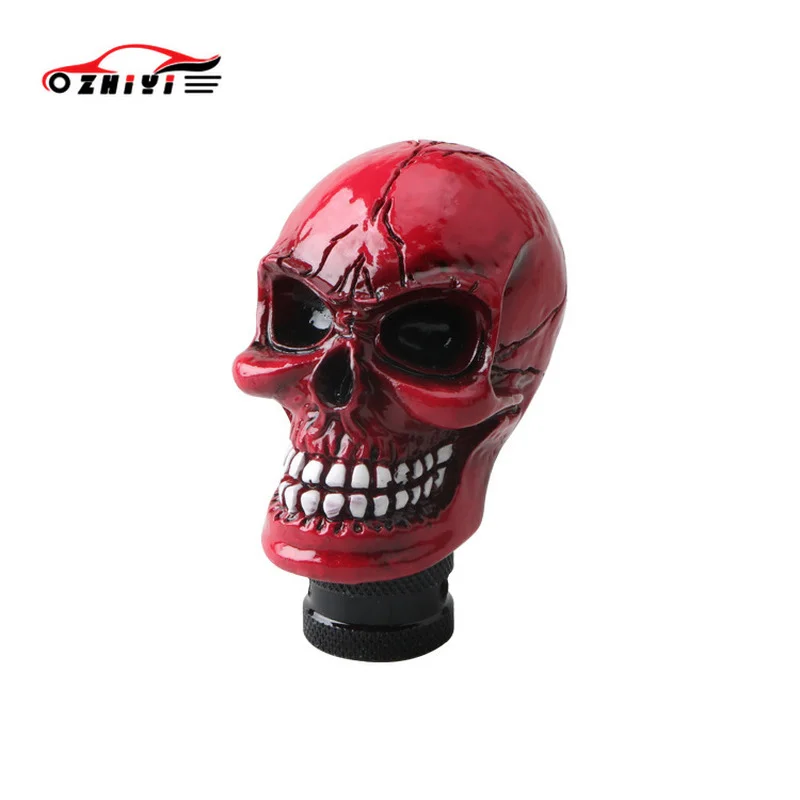 Универсальная задняя крышка в виде черепа красного черного цветов для Ford TOYOTA Shifter