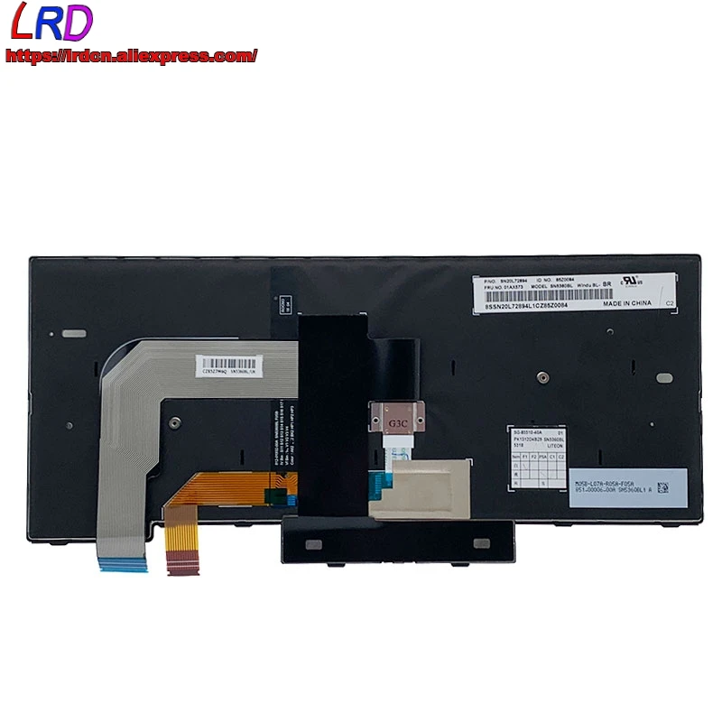 Новая Оригинальная Латиноамериканская клавиатура с подсветкой для ноутбука Lenovo