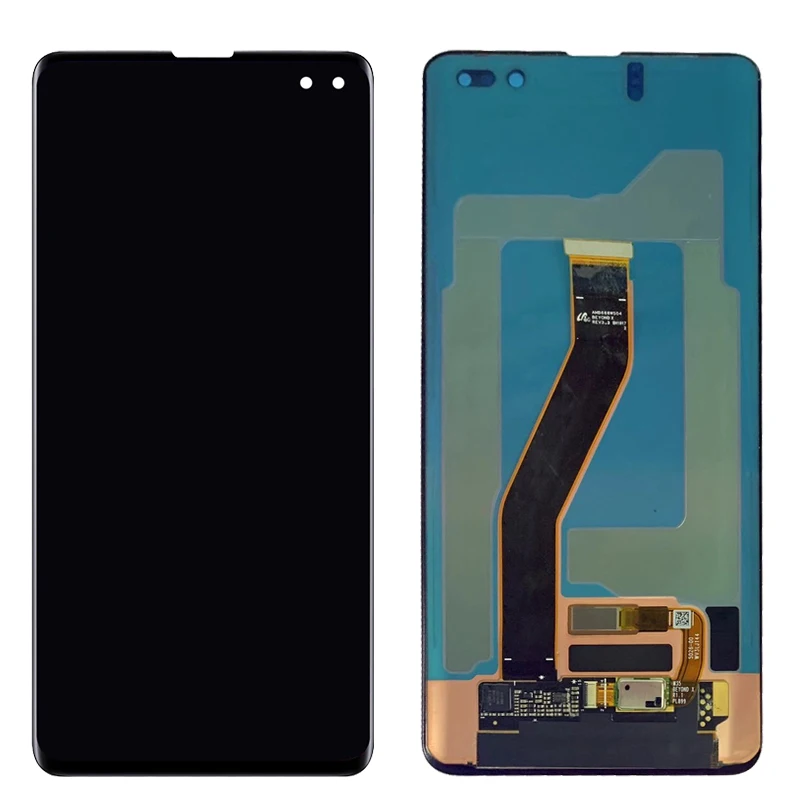 Cena Mała Kropka Oryginalny S10 5G G977U LCD Do Samsung Galaxy S10 5G Wyświetlacz Z Ramką Super AMOLED SM-G977B Ekran Martwy Piksel