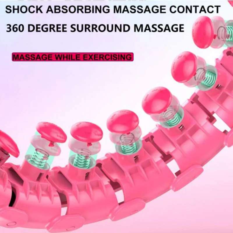 

24 Knots Fitness Sport Hoola Hoop Yoga Home Fitness Equipment Smart Hoop Adjustable Waist Waist Trainer Lose Not Weight Drop