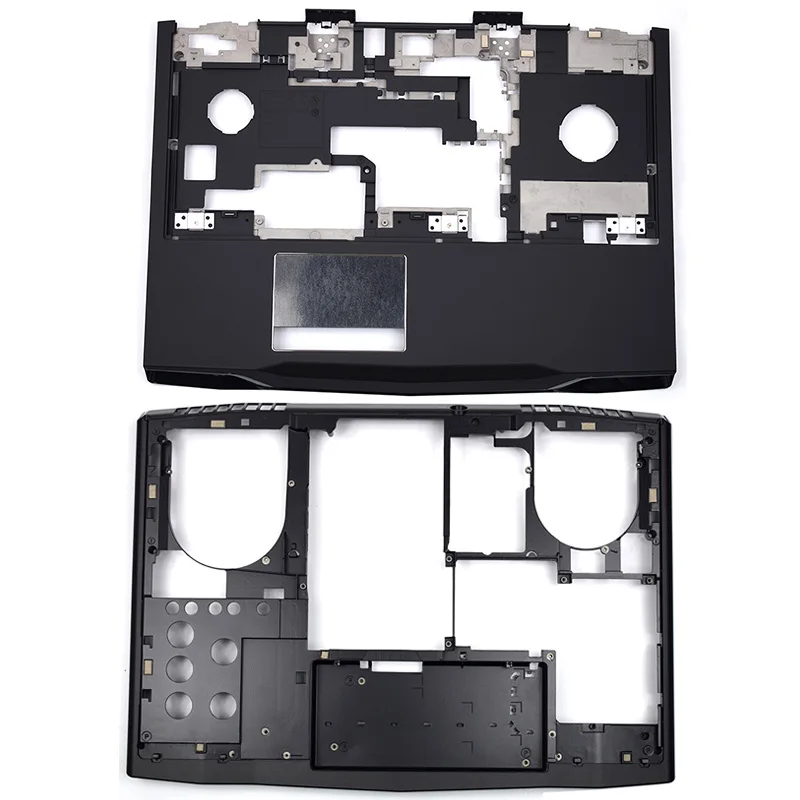 Barato NUEVA Cubierta Superior Con Reposamanos/Base Inferior/cubierta Trasera E Para Dell Alienware M17X R3 R4 0WMCFH 0M1P0R 0K9J44 0R59N5