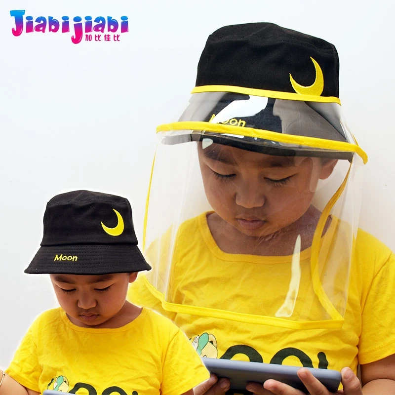 Летняя детская шапка маска противовирусная Защита лица защита от срыгивания