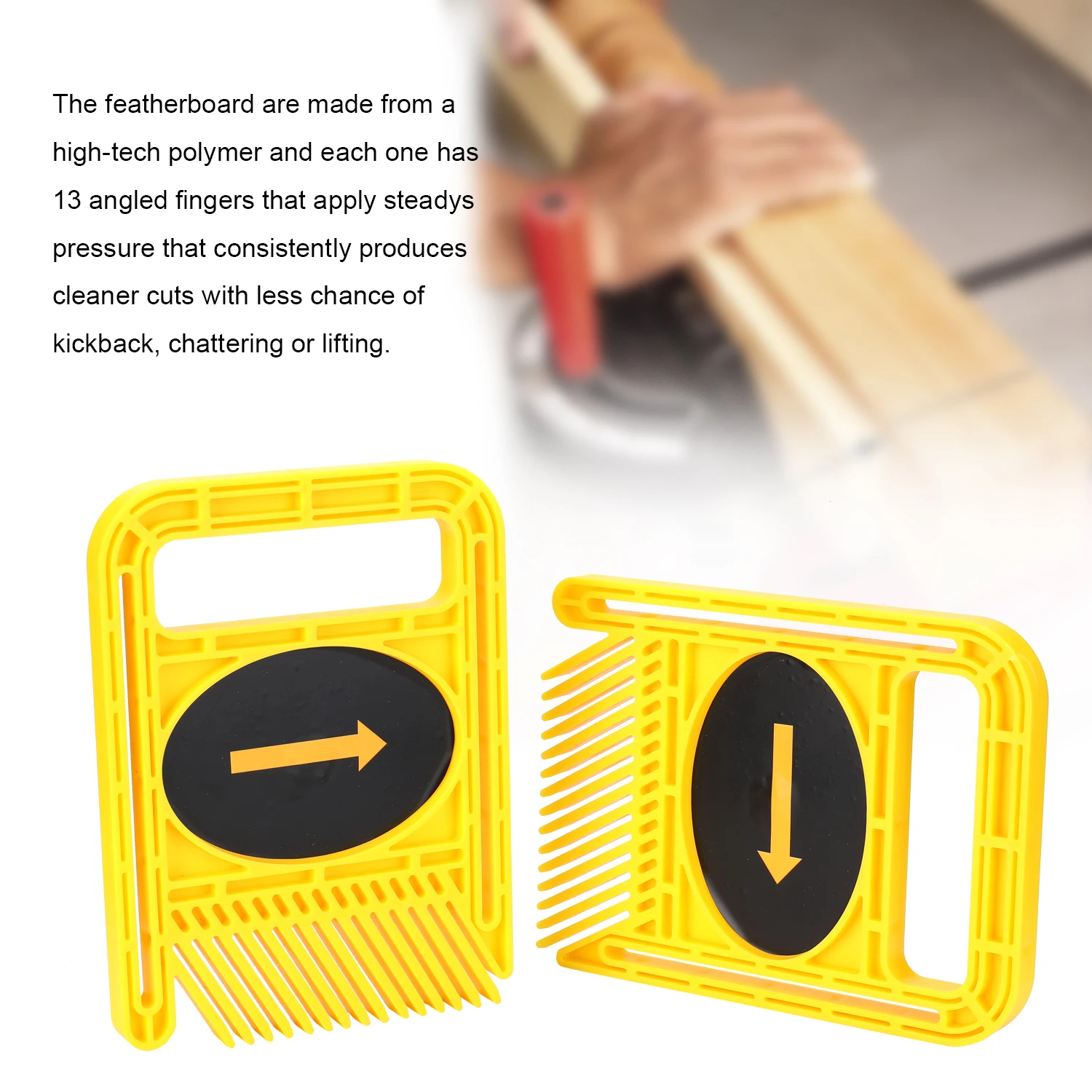 

Woodworking Double Feather Loc Board Set Miter Gauge Slot T Track Woodwork Saw Table Fence DIY Safety Tools