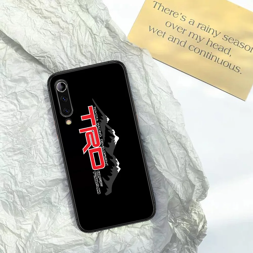 

TRD Toyota Car Phone Case For XIAOMI MI Note 8 9 T 10 Pro Lite SE A2 A3 POCO X M MAX 2 3 black Hoesjes Pretty Waterproof Fashion