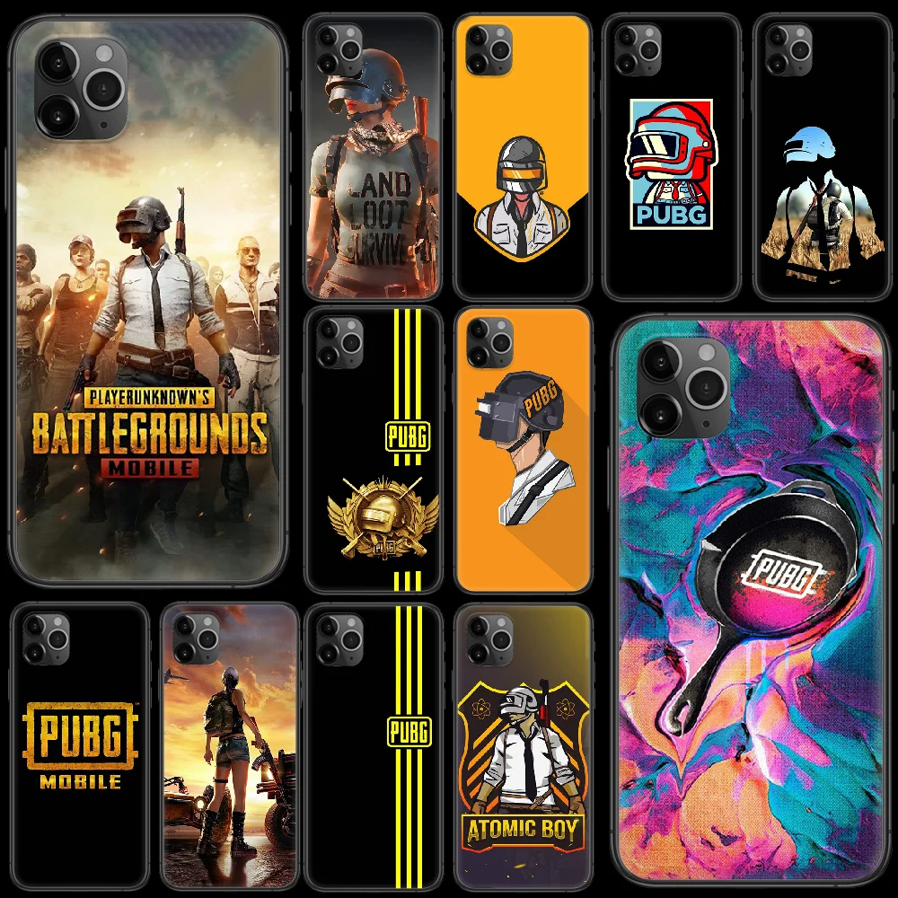 PUBG игры художественный Чехол для мобильного телефона Iphone 12 11 PRO XR X XS MAX 6 6s 7 8 plus 4 5 5s