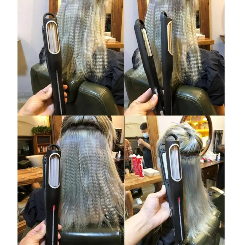 

Hair Curler Fluffy Hair Iron Corn Perm Splint Ceramic Corn Hot Clip Corrugated Wave Corn Curler Increased Hair Volume