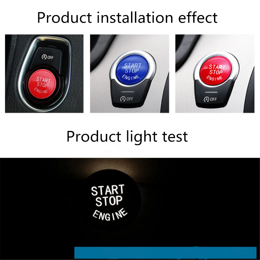 Кнопка запуска двигателя автомобиля замена крышки стоп переключатель