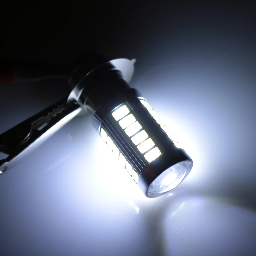 Светодиодсветильник лампа для мотоцикла H6 BA20D 33smd белый свет мотора велосипеда