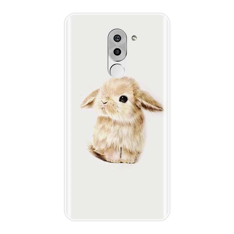 Силиконовый чехол для Huawei Honor 4X 5A 5X 6 6X 5C 6C 6A Pro с милыми животными 4C чехлы телефонов