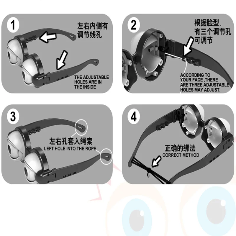 

Children's Funny Glasses Crazy Eyes Toys Novelty Creative Toys Funny Cheering Prop Glasses Practical Jokes Toys Gag Toys