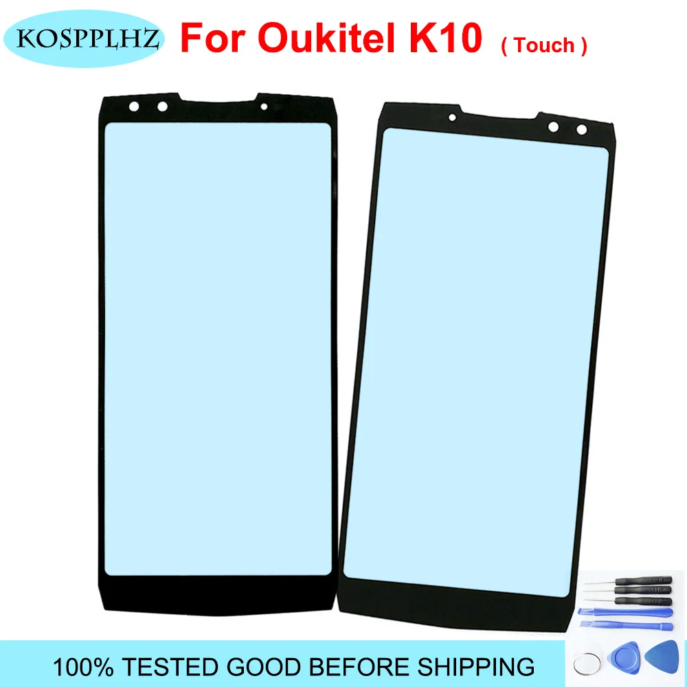 KOSPPLHZ 6 0 дюймов для OUKITEL K10 передняя стеклянная линза экрана новинка 100% сенсорная