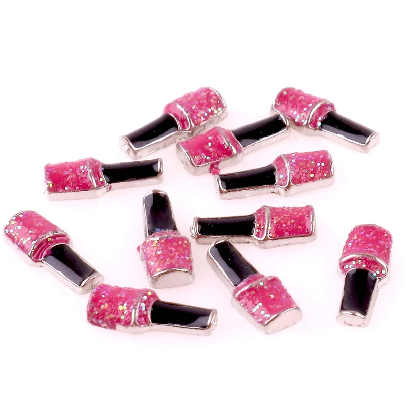 20 шт./лот Женская Хрустальная корона сплав лак для ногтей Плавающие Подвески