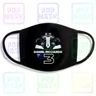 Новый Daniel Ricciardo F1 формула 1 Австралия гонки многоразовые хлопок анти загрязнения лица рот маска