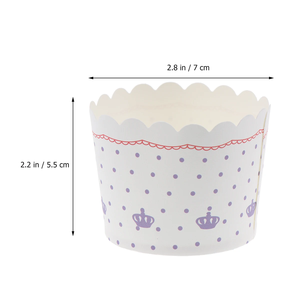 50 шт. Корона выпечки Формы для кексов Бумага жаропрочная Форма маффинов гильзы