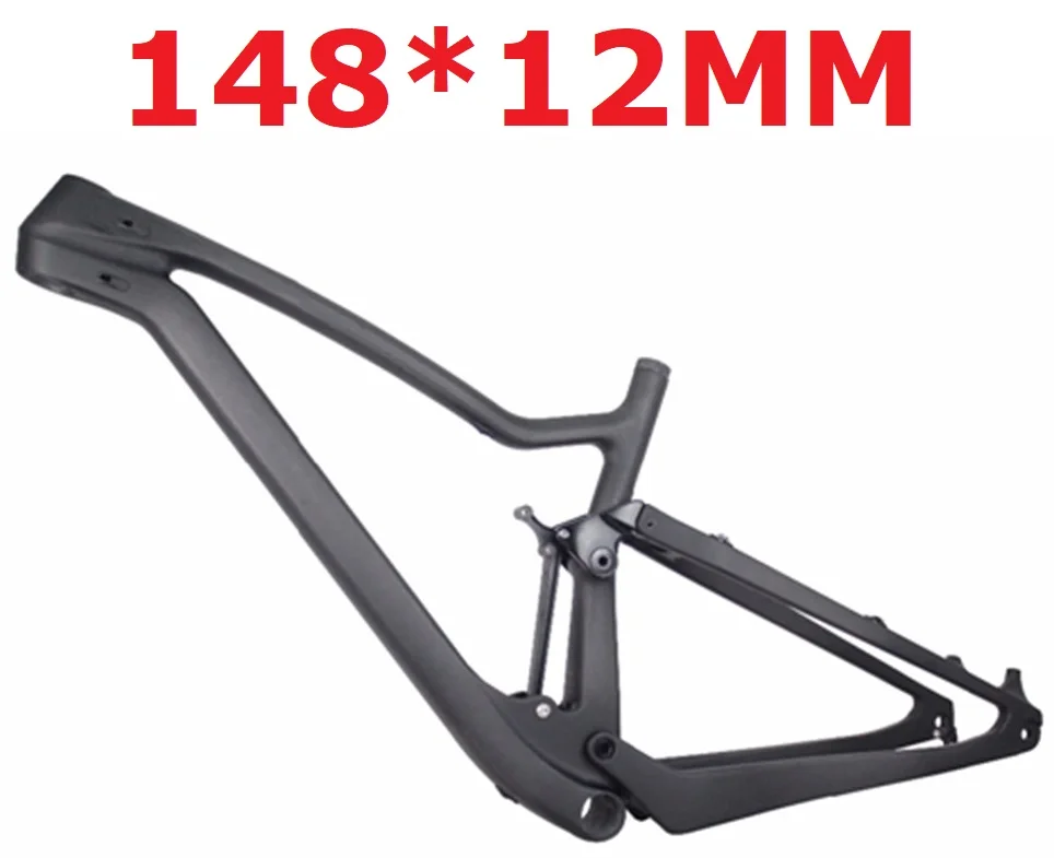 148x12mm Frame Углеродистый горный велосипед XC 29er горный велосипед с полной подвеской набор 29 boost 148*12 мм MTB руль для велосипеда, углеродный рамка 29er 15,5/17,5/19/21 дюймов - Цвет: 148x12mm Frame