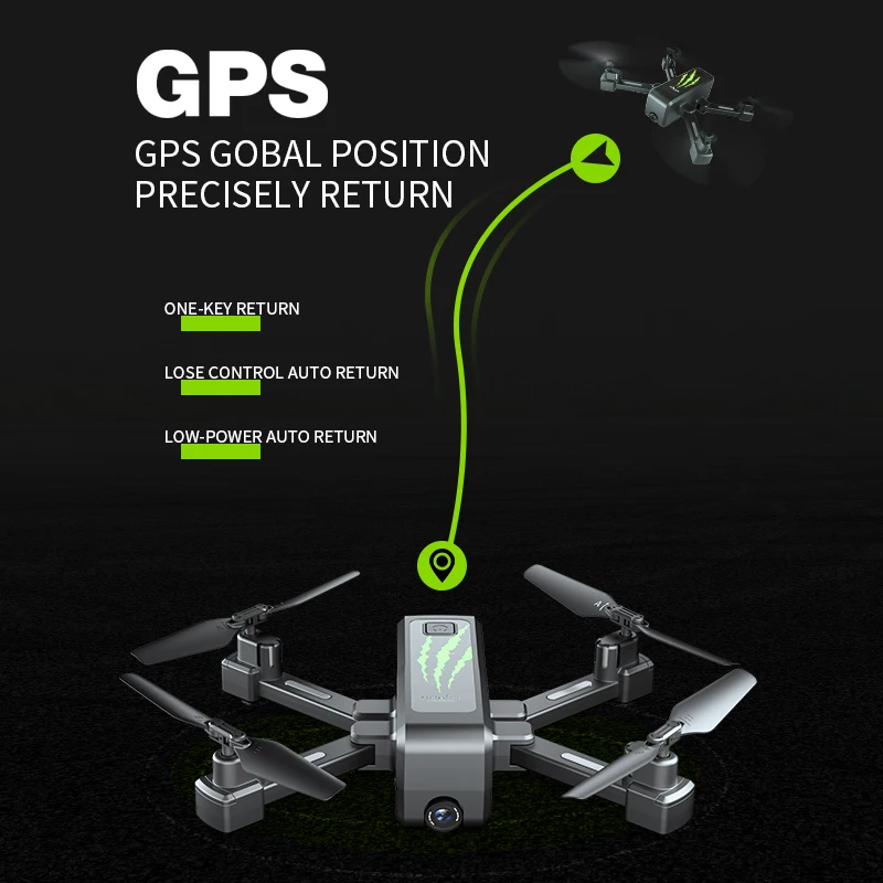 KALIONE SH5 GPS Дрон 4K HD зум Камера 5G WIFI FPV дроны ESC камера полет жестом фото RC